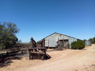 The shearing shed at Mungo was built in 1869.